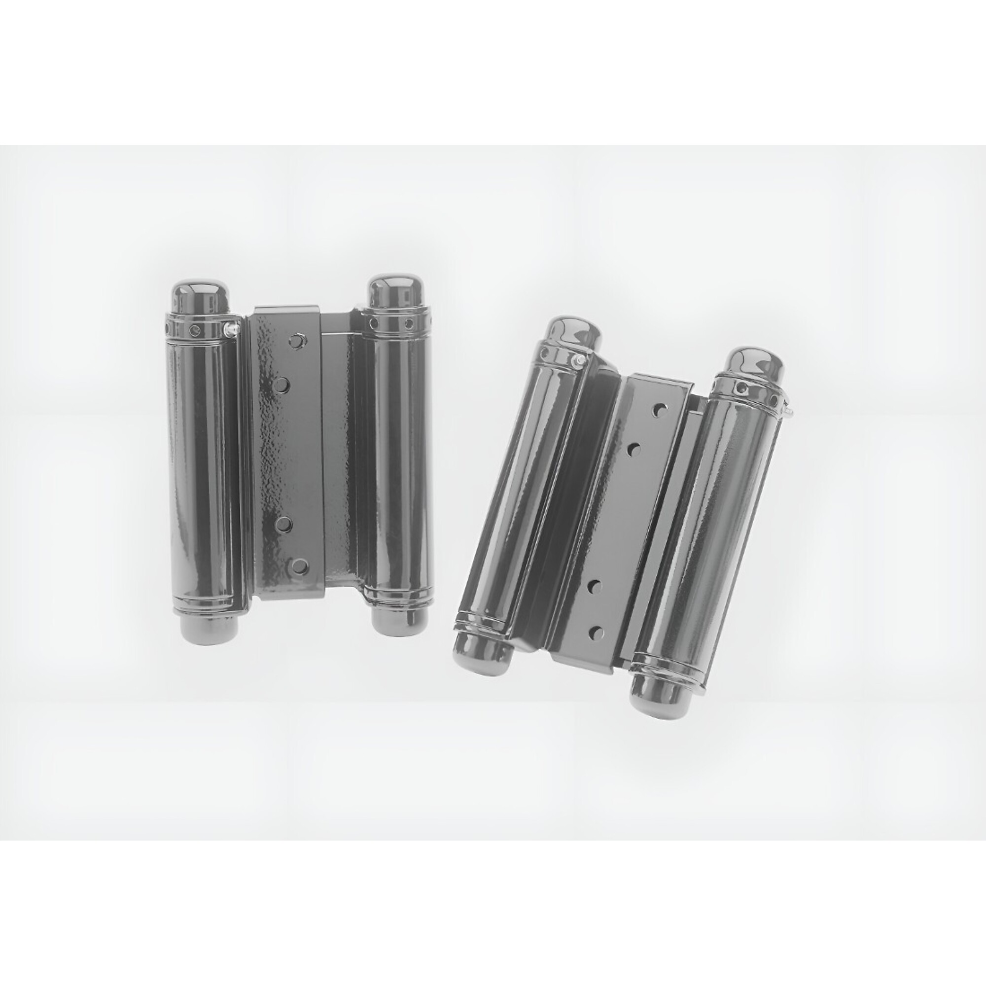 Trans Atlantic Double Acting Spring Hinge — 4in., Prime Coat, Squared Radius, Non-Removable Pin, Set of 2, Model# DH-TAN5004-USP